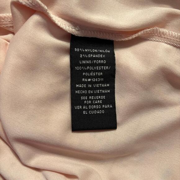 Ronni Nicole 3/4 Bell Sleeve Pink Lace Knee Length Dress Size 10 - Picture 5 of 11